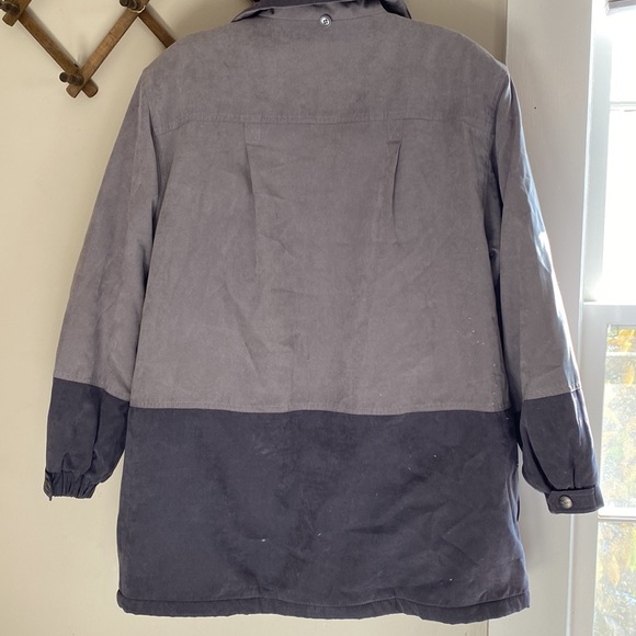 Fleet Street two tone grey zip jacket size great condition - Picture 2 of 6